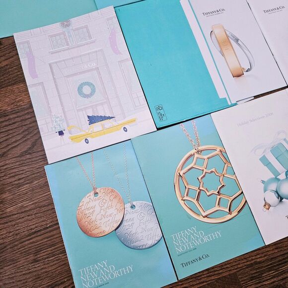 Vintage Tiffany & Co. Catalogs 2008 2011 2014 with Empty Shopping Bags - Picture 2 of 6